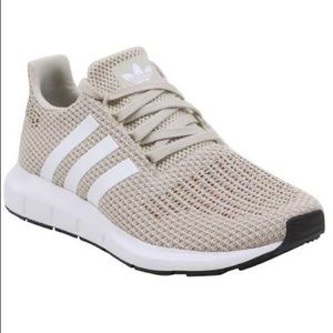 Adidas swift run shoes worn once!!